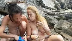 Xxx أفلام مع سينتوريستوريس رومانسي بابارديتا في جزيرة صحراوية تأخذ عن طريق الفم